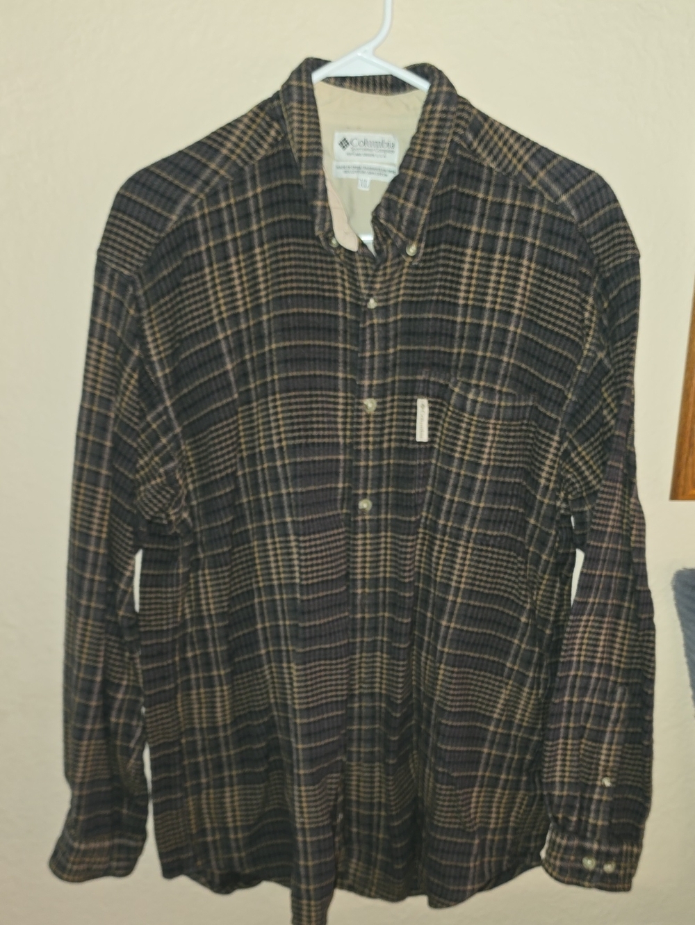 Columbia Plaid Button-Down Shirt